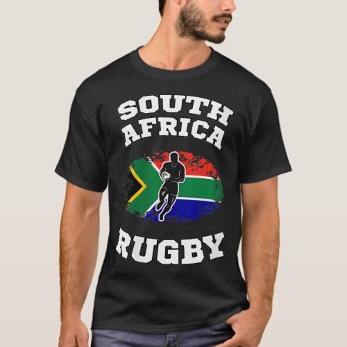 Womens South Africa Springboks Rugby VNeck  T_Shirt