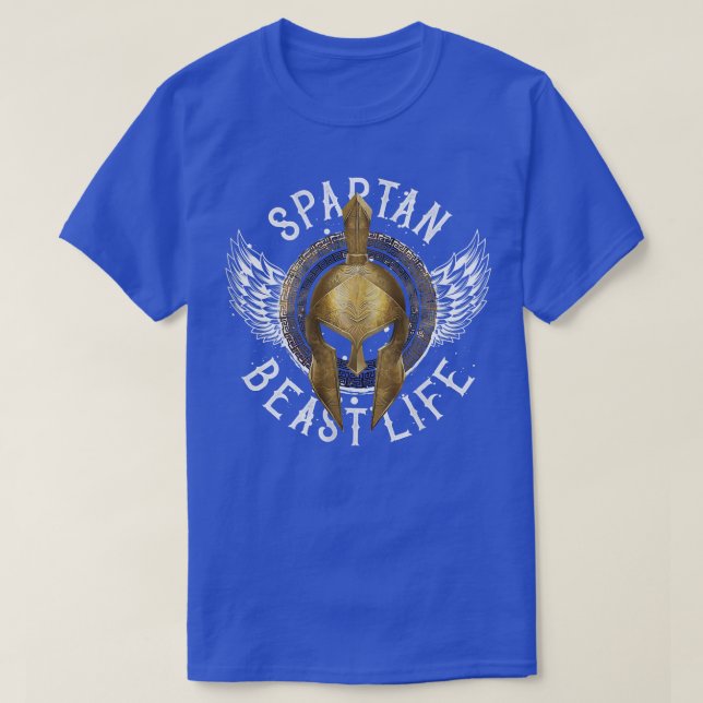 Womens Spartan Beast Life Sparta Workout Gym Gladi T-Shirt (Design Front)
