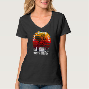 Womens  Sport Tennis Player Girls Coaches Training T-Shirt