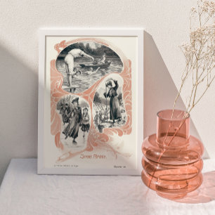 Women's Sports and Fitness in Victorian Era Poster