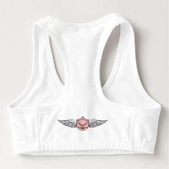 Women's Sports Bra With Pigasus by Ironheart_Foundation at Zazzle