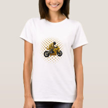 Women's sports motorcycle t-shirt