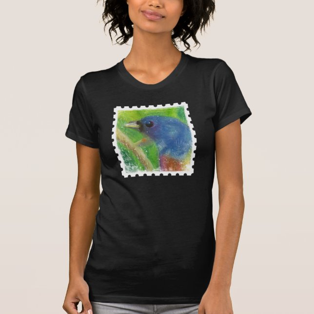 Women's Spring Bird stamp T-Shirt (Front)