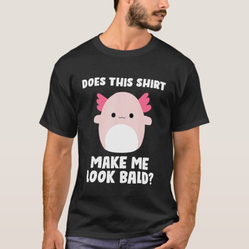 Womens Squishmallow Does This Make Me Look Bald S  T_Shirt