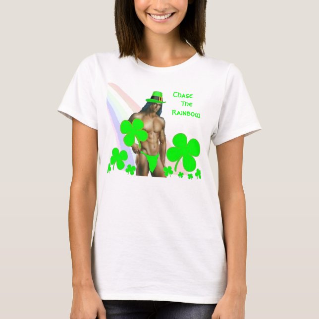 Womens St. Patricks Day T-Shirt (Front)
