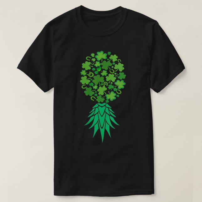 Womens St Patricks Saint Paddys Green Shamrock Swi T-Shirt (Design Front)