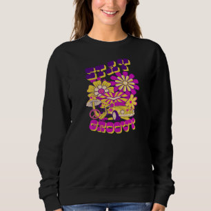 Womens Stay Groovy Cool the 70s and 80s Retro Groo Sweatshirt