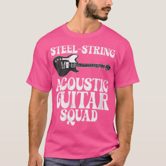 Womens Steel String Acoustic Guitar Instrument Fun T-Shirt