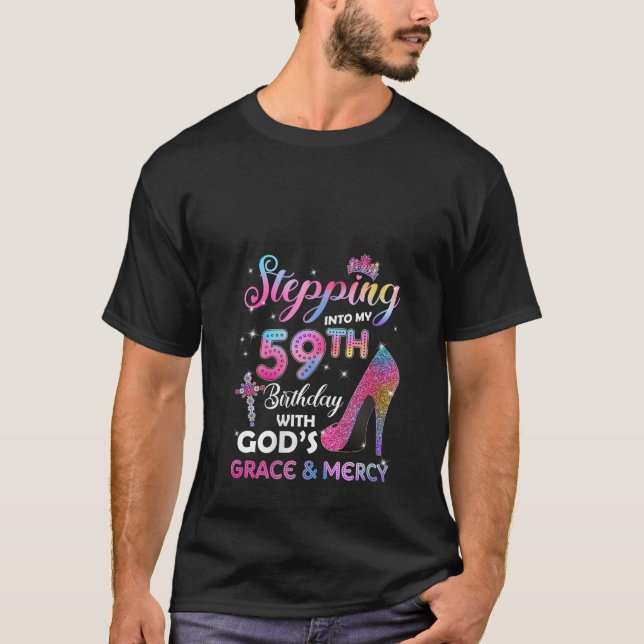 Womens Stepping Into My 59th Birthday gift Women 5 T-Shirt (Front)