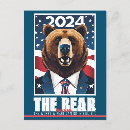 Womens Strike 2024 The Bear Custom Invitation Postcard