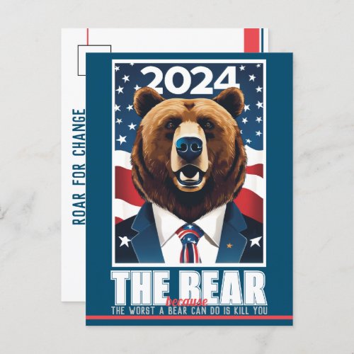 Womens Strike 2024 The Bear Custom Invitation Postcard