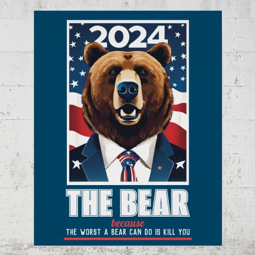Womens Strike 2024 The Bear Custom Poster