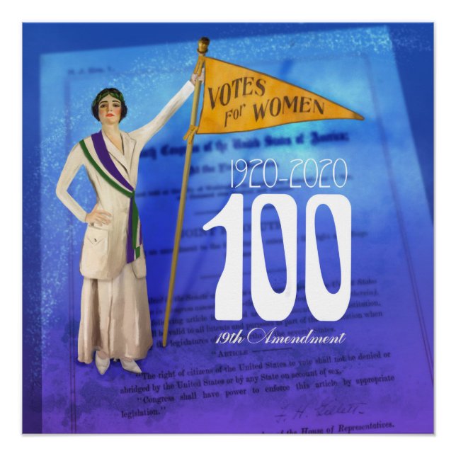 Women's Suffrage Centennial Poster (Front)