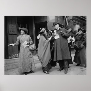 Women's Suffrage Handouts, 1913 Poster