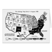 Women's Suffrage Map (Front Horizontal)