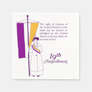 Women's Suffrage Napkins