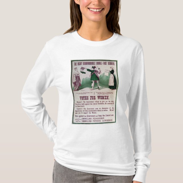 Women's Suffrage Poster T-Shirt (Front)