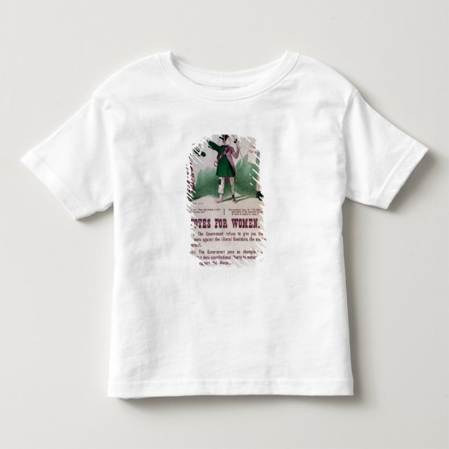 Women's Suffrage Poster Toddler T-shirt (Front)