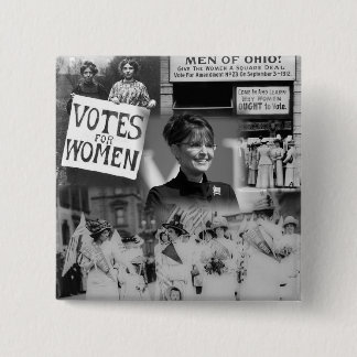 Women's Suffrage Sarah Palin Button