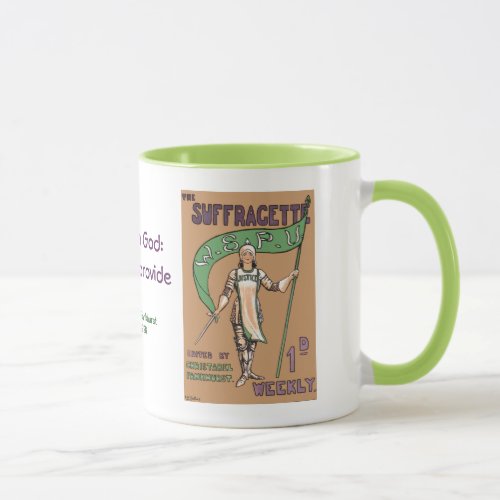 Womens Suffragette Magazine Gift Mug 2