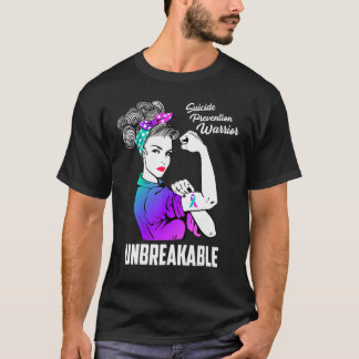 Womens Suicide Prevention Awareness Week Warrior U T-Shirt