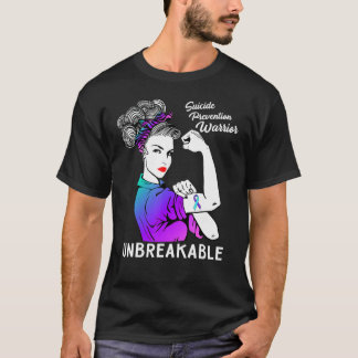 Womens Suicide Prevention Warrior Awareness Week U T-Shirt