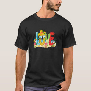 Womens Summer Love Mamawlife  Mamaw Love Beach Vac T-Shirt