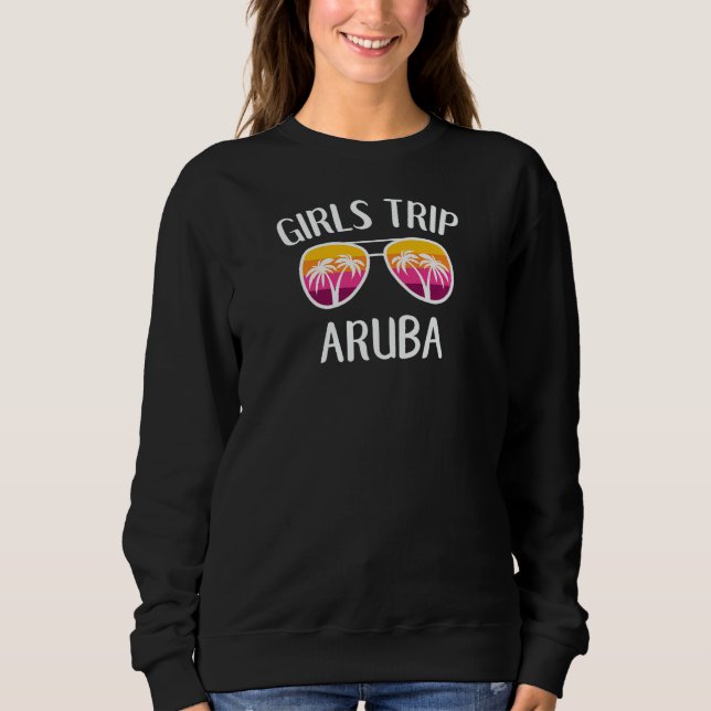 Womens Sunglasses Beach Girls Weekend Getaway Girl Sweatshirt (Front)