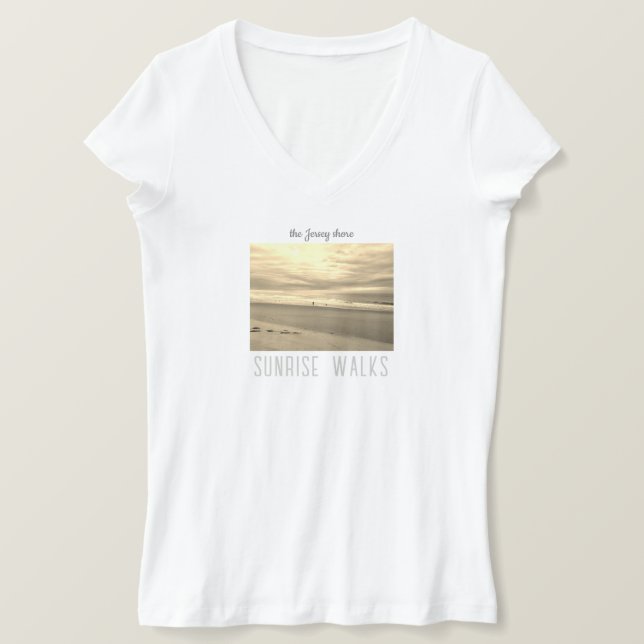 Women's Sunrise Walks T-Shirt (Design Front)