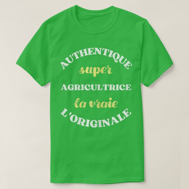 Womens Super farmer humour agricultural woman funn T-Shirt (Design Front)