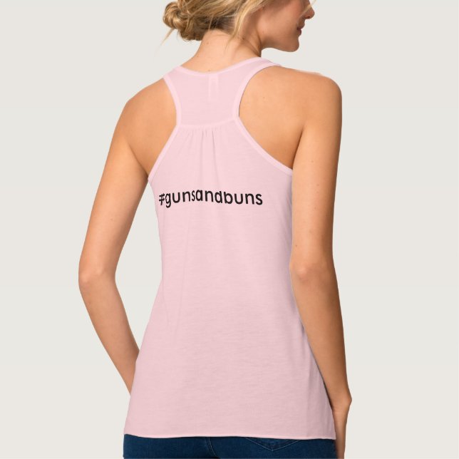 Women's Super Sets and No Regrets Workout Tank Top (Back)