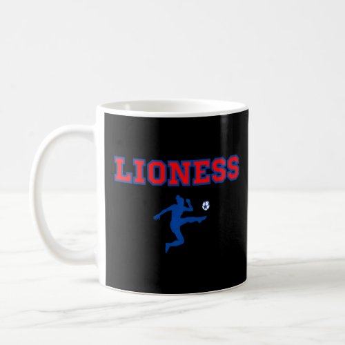 Womens Support The Football Soccer Lionesses 2022  Coffee Mug