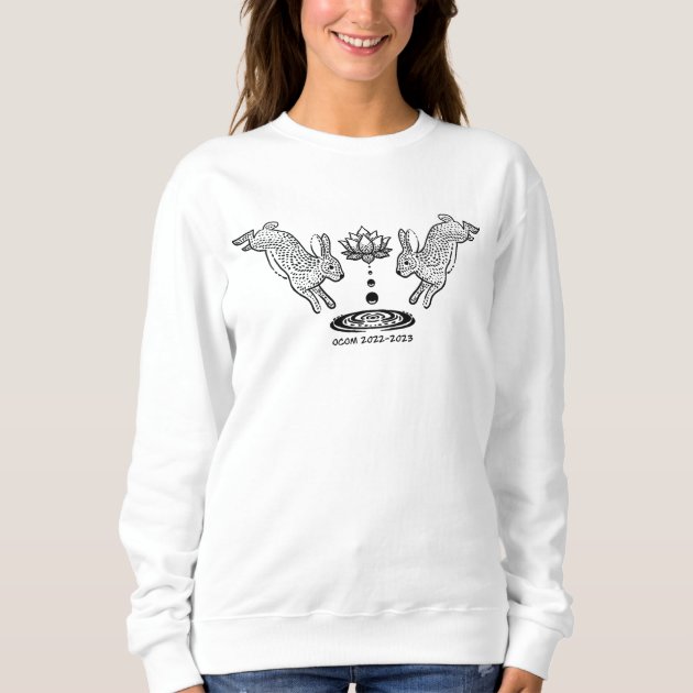 Women's Sweatshirt No Hoodie White | Zazzle