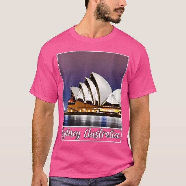 Womens Sydney Opera House Sydney Australia T-Shirt (Front)