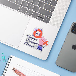 Women's Symbol Happy Women’s Day Sticker