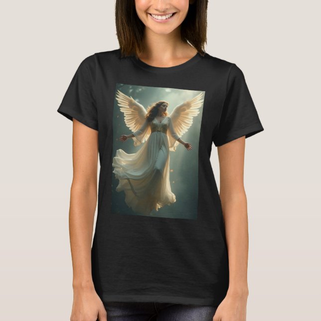 Women's T-shirt beautiful angel (Front)