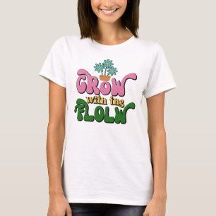 Women's T-Shirt, Go With The Flow Teeshirt T-Shirt