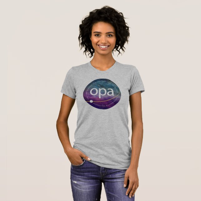 Women's T-shirt OPA Logo colorful wash (Front Full)