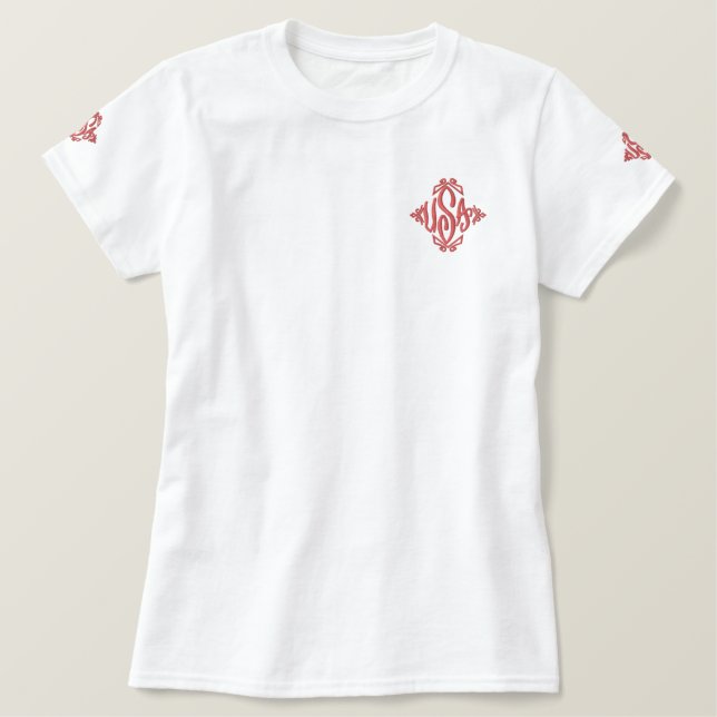 Women's T-Shirt USA (Design Front)