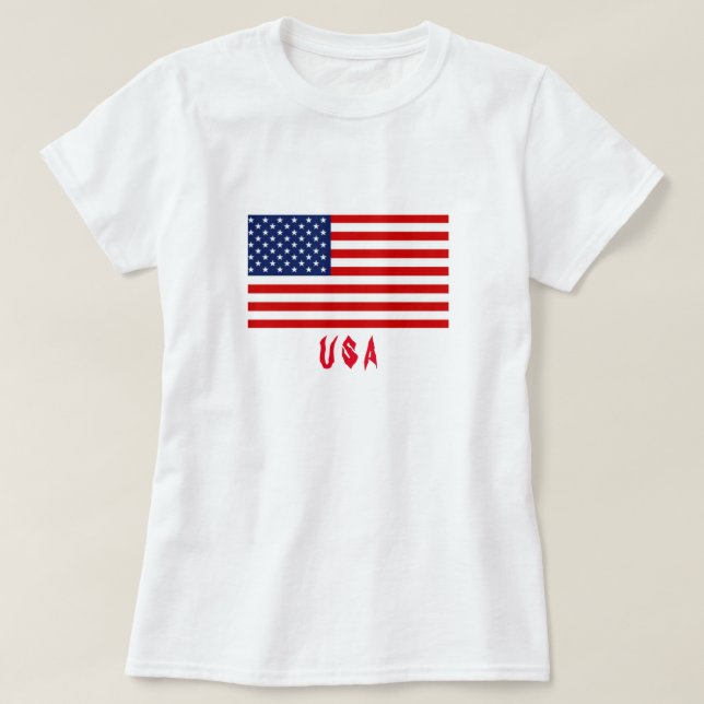 Women's T-Shirt USA (Design Front)