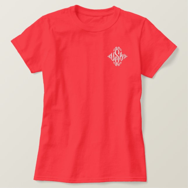 Women's T-Shirt USA (Design Front)