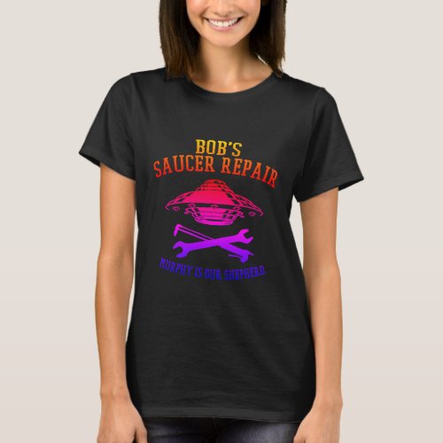 Womens t_shirt with spectrum BSR logo