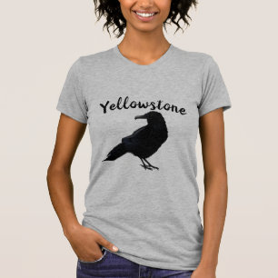 Women's T-Shirt-Yellowstone Raven T-Shirt