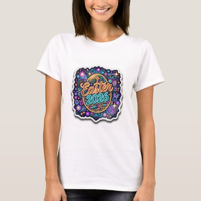 Women's T-shirt's Easter Theme's T-Shirt (Front)