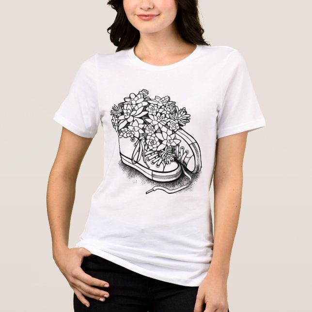 Women's T-Shirts with a cute illustration (Front)