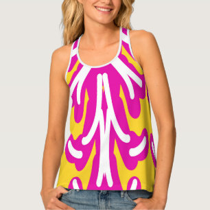 Women's Tank Top, A vibrant seamless design