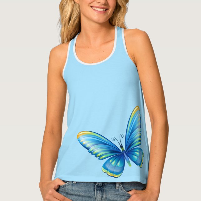 Womens Tank Top-Butterfly (Front)