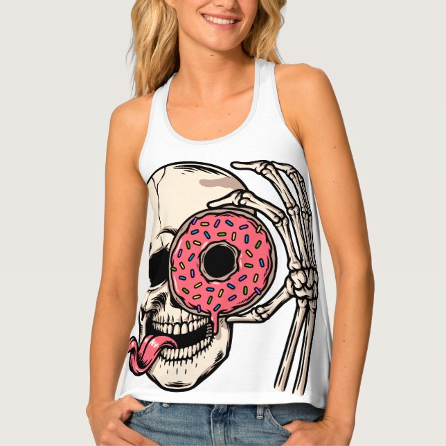 Women's tank top, Donut Shirts (Front)