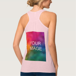 Womens Tank Top Elegant Modern Soft Pink Template