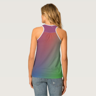 Women's Tank Top in northern lights.